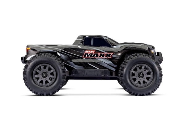 TRX107154-1-BLK MINI-MAXX 4WD schwarz BL-2S Brushless, HD-Teile, mit Akku/Lader